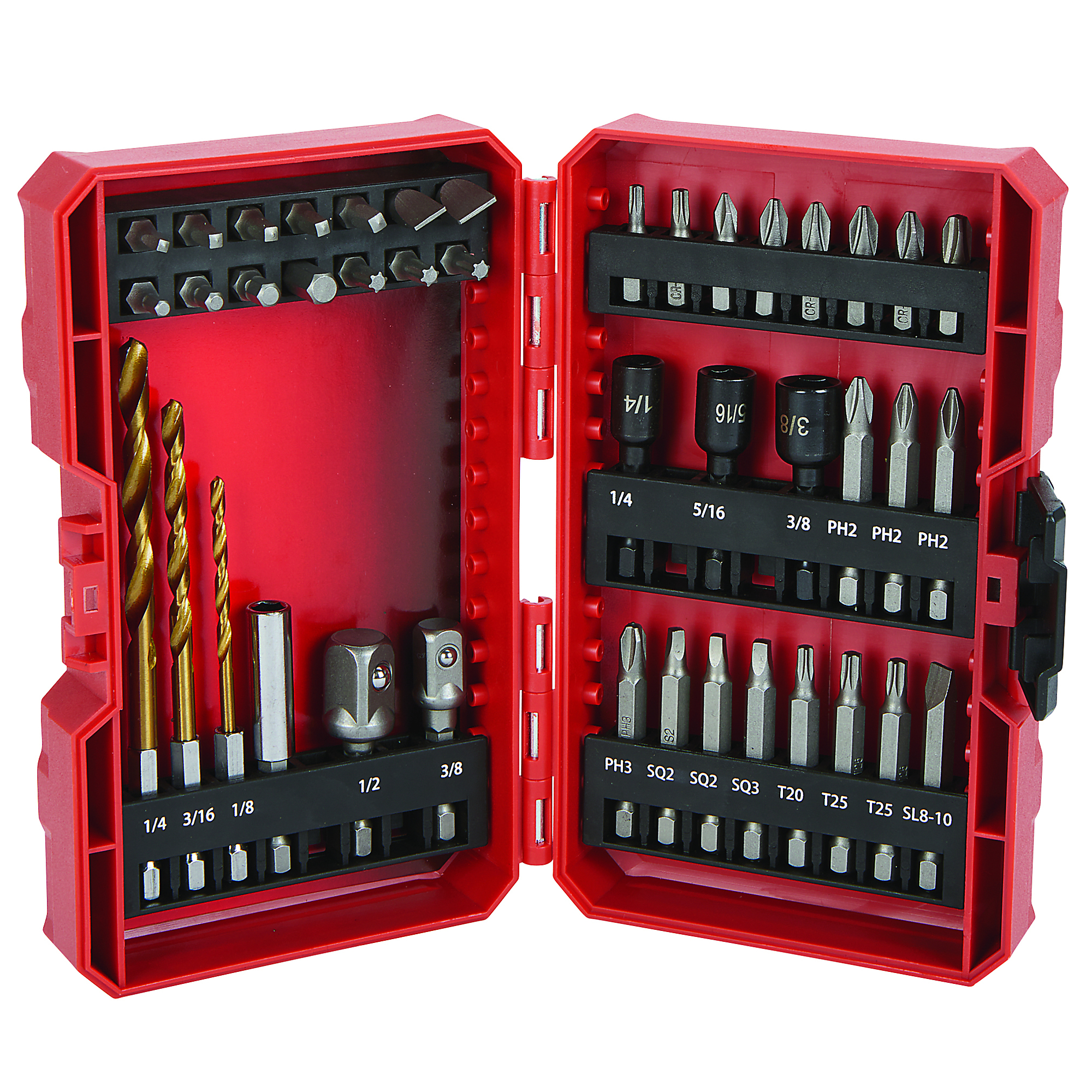 Ironton Impact-Duty Drill and Drive Set, 40-Pc. Set, SAE